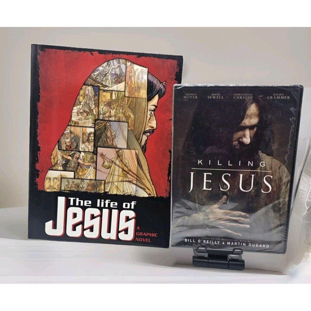 Easter - Killing Jesus DVD & The Life of Jesus: A Graphic Novel Book - Bundle
